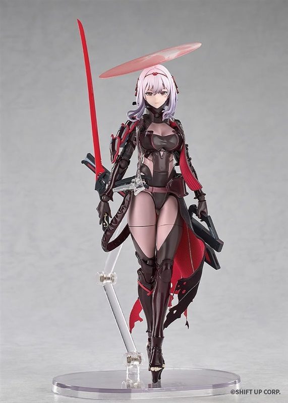 《胜利女神NIKKE》红莲：黑影以可动人偶“Hyper Body”登场！附带害羞脸、武器“独角花”、鞘等多种可选部件！亚马逊现已接受预订