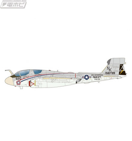 建国200周年を祝った特別塗装機を再現！アメリカ海軍の電子戦機「EA-6B プラウラー」と艦上攻撃機「A-6 イントルーダー」の1/144スケールキットがプラッツから登場！