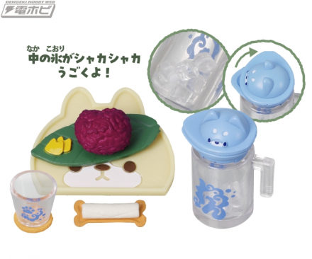 扭蛋玩具“Wanko Kitchen”第7弹登场！我们提供清爽健康的素面和萝卜丝套餐，非常适合炎热的夏天！