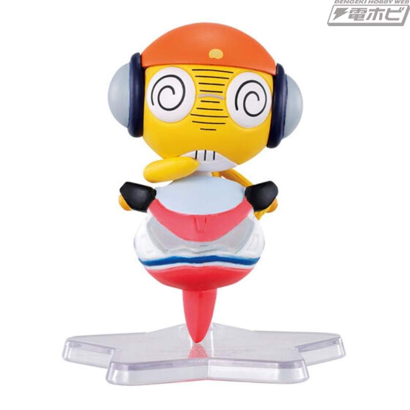 「新剧场版☆ Keroro 士官复活，面临地球急速毁灭的危机！」模型模型「@CTION FLIGHT」扭蛋登场！使用附带的底座，可以自由地享受飞行动作！