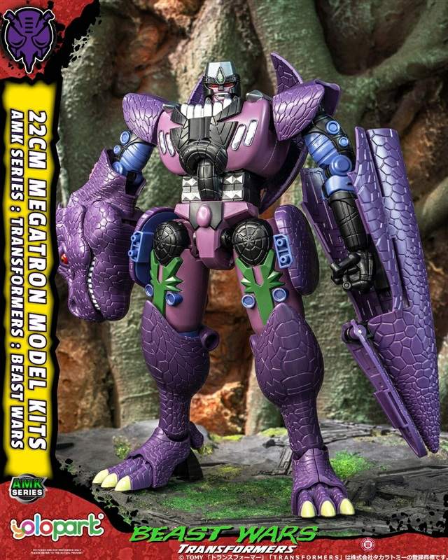 『トランスフォーマー/ビーストウォーズ』メガトロンとブラックウィドーが塗装済み組立てキット「AMK」に新登場！レバー操作によるギミックや光を透過するヘッドに注目！楽天ブックスで予約受付中！