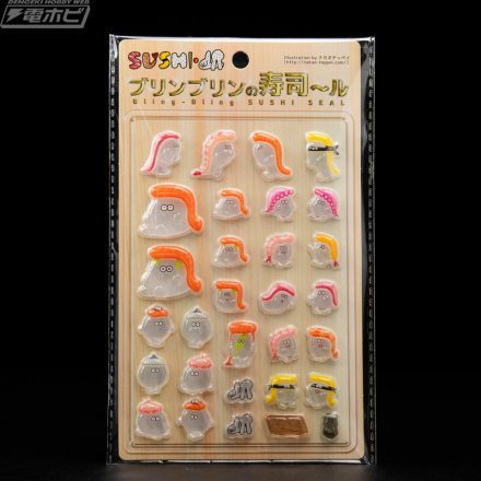 31种插图变成3D贴纸！ Sentinel“Sushi Kaiju Sushiel A Bling Bling Sushi”将在银座茑屋书店以先到先得的方式发售！