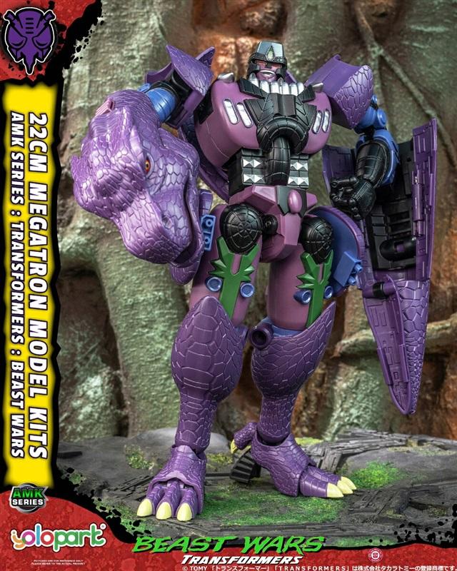 『トランスフォーマー/ビーストウォーズ』メガトロンとブラックウィドーが塗装済み組立てキット「AMK」に新登場！レバー操作によるギミックや光を透過するヘッドに注目！楽天ブックスで予約受付中！