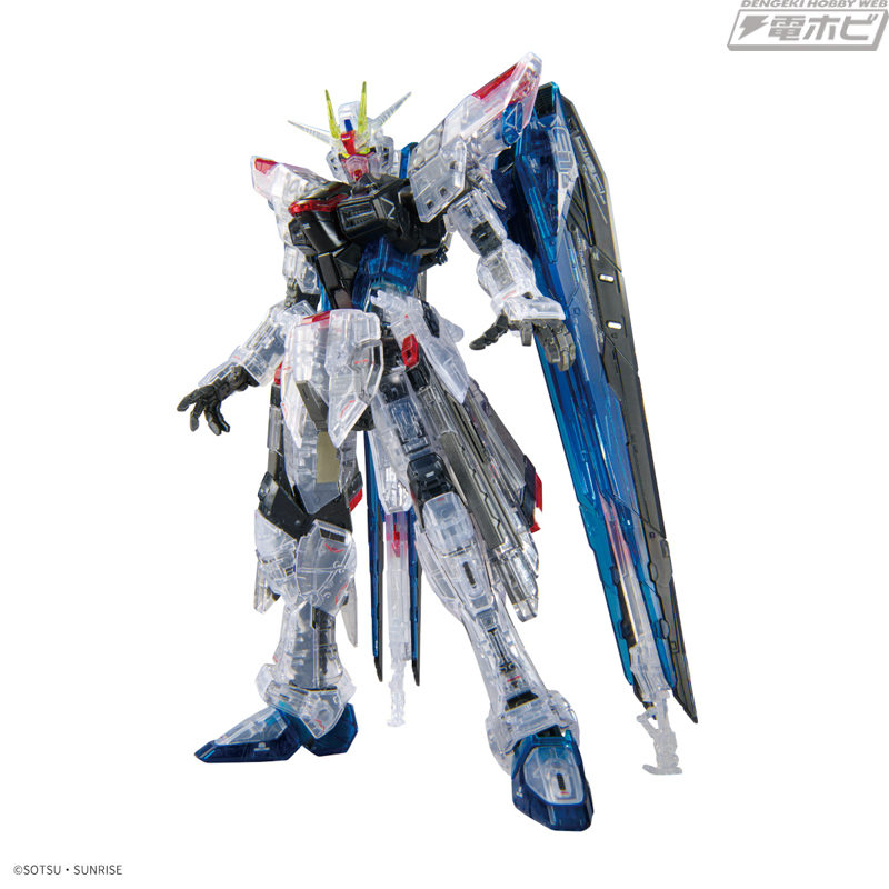 上海に降臨した実物大フリーダムガンダム立像が「RG」でクリアカラーになって立体化！浮世絵パッケージVer.の「EG」νガンダムも！