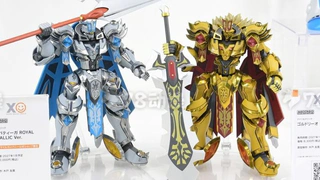 MODEROID系列 <骑士&魔法> 金狮/银虎 ROYAL METALLIC Ver. 机甲展2026[大阪]展图