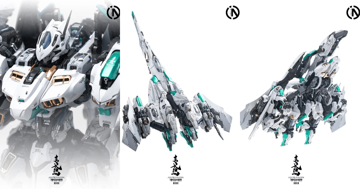 IN ERA+ RMD 1/100「青鳶 Azure Falcon」組裝模型 原創機甲搭載完整變形構造！