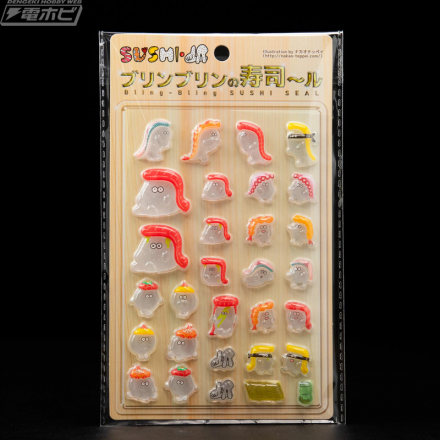 31种插图变成3D贴纸！ Sentinel“Sushi Kaiju Sushiel A Bling Bling Sushi”将在银座茑屋书店以先到先得的方式发售！