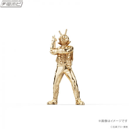 U-Treasure 正在发售“假面骑士 V3”和“假面骑士 Amazon”的 18 克拉黄金迷你模型，各限量 100 个！银色“震撼战斗者（骨）”也正在发售！