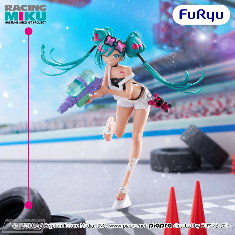 手拿水枪的夏日赛车风！ “初音未来”现已成为 Racing Miku 2025 雪邦版的获奖人物！