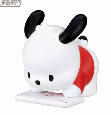 三丽鸥卡通人物一起打扫卫生♪ Hello Kitty 和 Pochacco 参加以牛皮纸竞赛为主题的扭蛋人偶！
