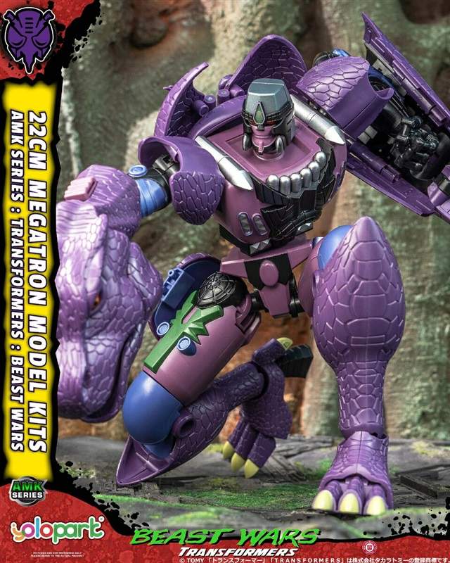 『トランスフォーマー/ビーストウォーズ』メガトロンとブラックウィドーが塗装済み組立てキット「AMK」に新登場！レバー操作によるギミックや光を透過するヘッドに注目！楽天ブックスで予約受付中！