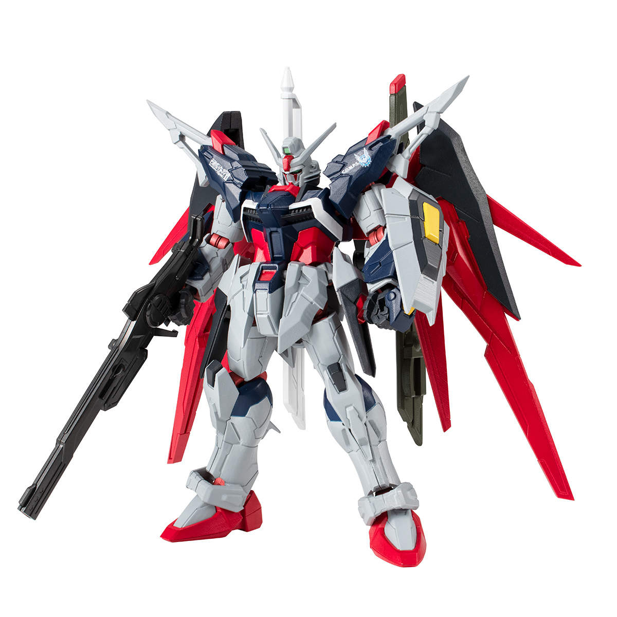 鋼彈可動食玩『G-FRAME FA 命運鋼彈SpecⅡ [最終決戰配色]』再現關節發出紅光的「分身」攻擊魄力姿態！