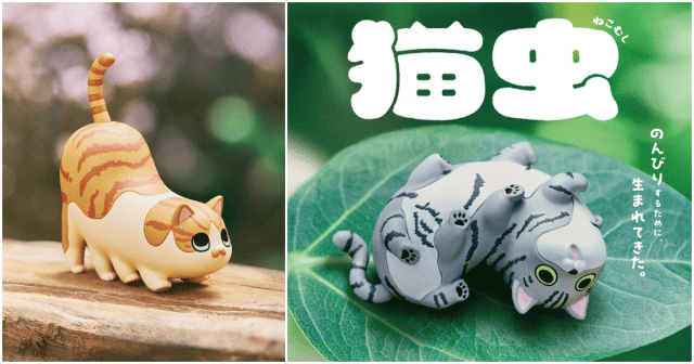 熊貓之穴『貓蟲』轉蛋 貓和毛毛蟲的結合體?可愛又詭異的奇妙生物現身~