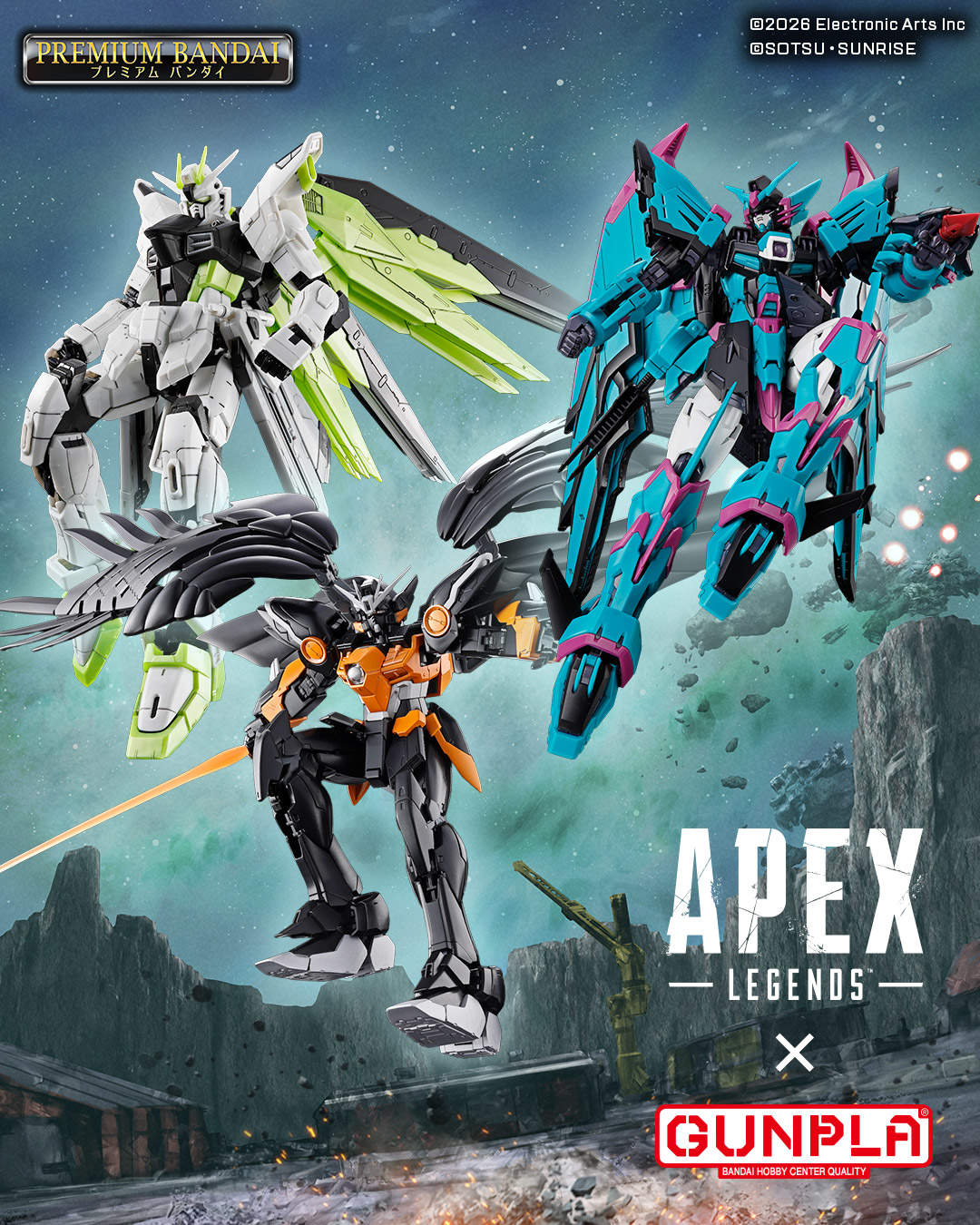 APEX联名高达模型预购将截止 @_PREMIUMBANDAI_