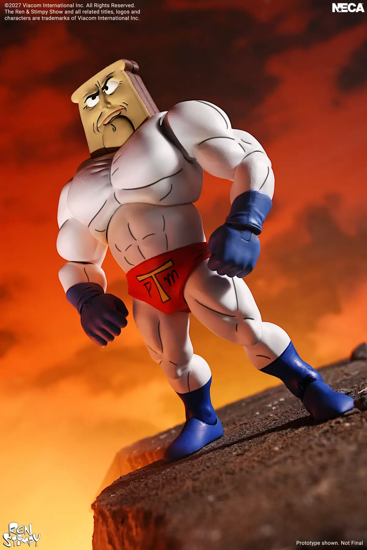 NECA《萊恩和史丁比》「Powdered Toast Man」早餐超級英雄連烤麵包機都帶來!