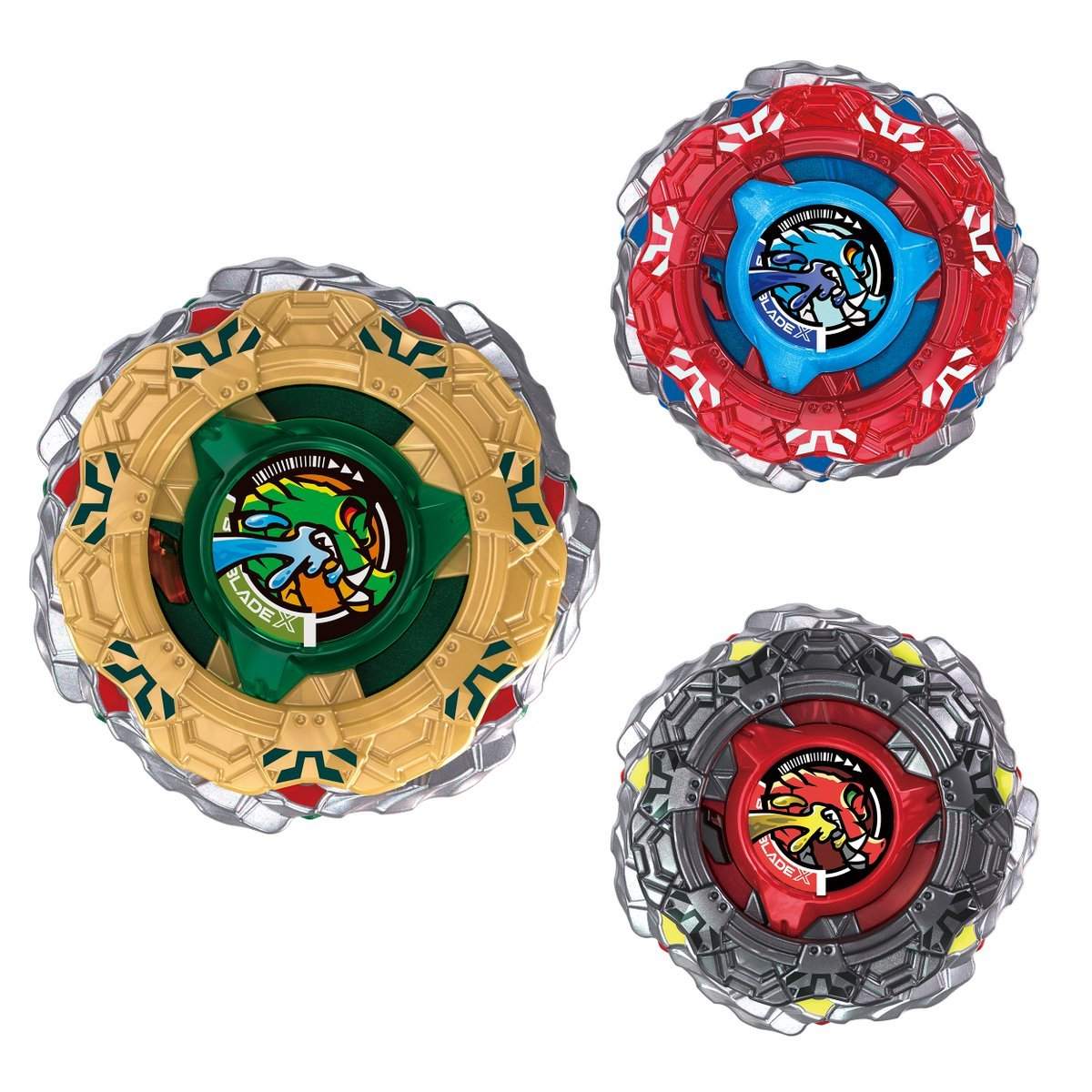 BEYBLADE X戰鬥陀螺『CX-19 隨機強化組 CrocTread Select』正式公開!三色鱷魚防禦型隨機封入
