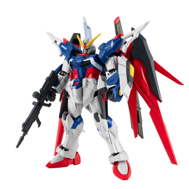 鋼彈可動食玩『G-FRAME FA 命運鋼彈』一般版無法收錄的武裝份量、附華麗光之翼特效!