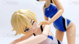 限定 创彩少女庭园系列 1/10 早乙女瑠衣【桃樱高中·竞速泳装】梦幻风 白色海豚 官推实物图