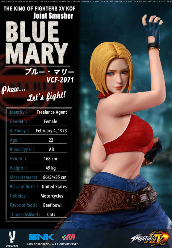 『KOF XIV』ブルー・マリーが超リアル造形で1/6スケール可動フィギュア化！引き締まったボディラインや柔らかく滑らかな質感を実現する特殊処理に注目！あみあみで予約受付中