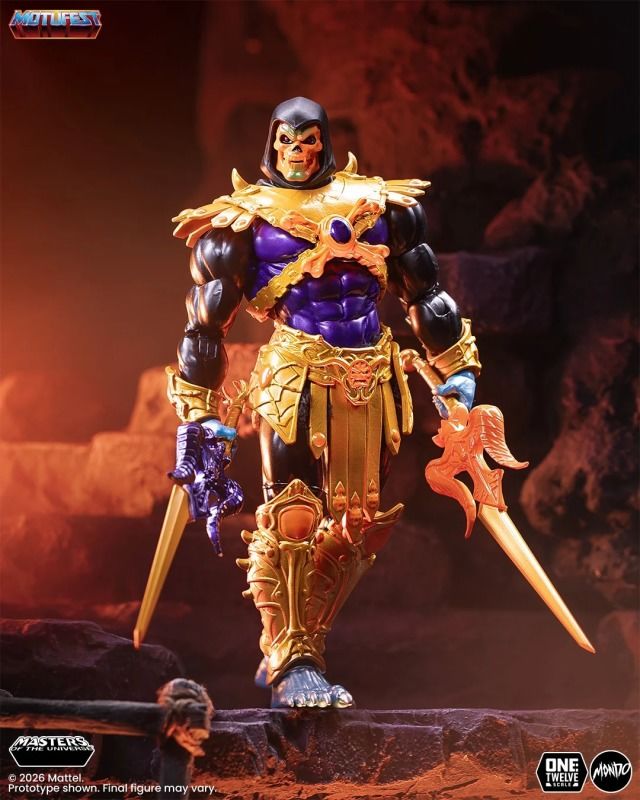 MONDO「《太空超人》MOTU200X 迪斯可骷髏王」限量版 1/12 比例可動人偶,臭名昭彰的色違造型限定登場!