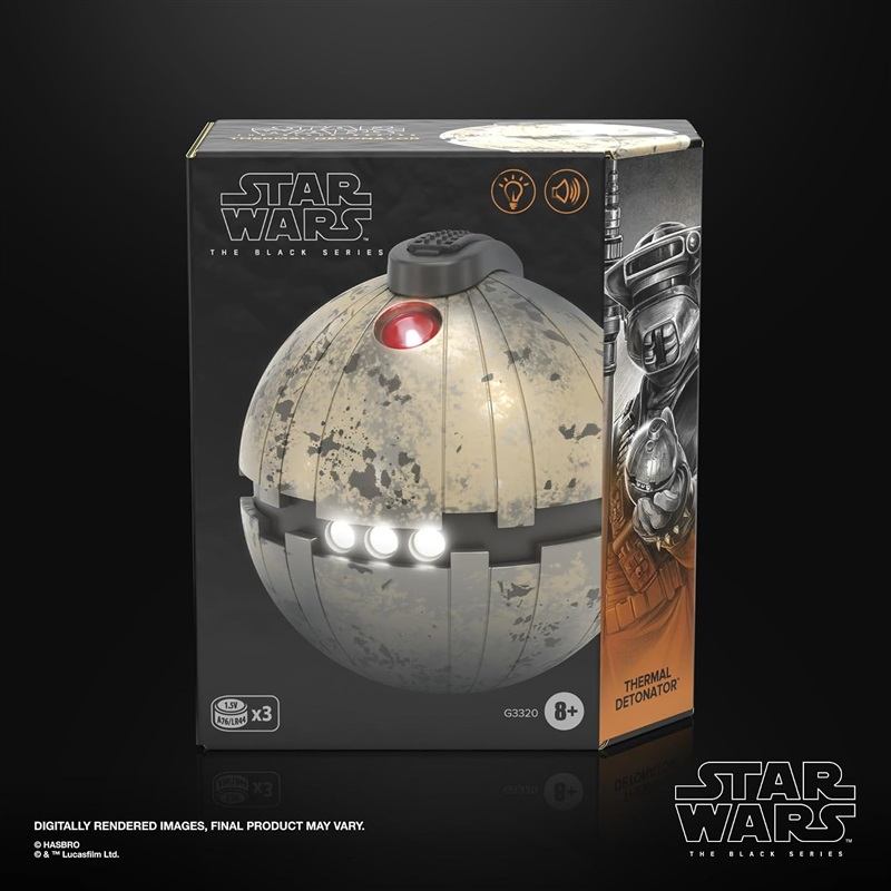 『スター・ウォーズ』旧三部作映画に登場する手榴弾型兵器を忠実に再現！サーマル・デトネーターのなりきりアイテムが「ブラックシリーズ」に登場！Amazonにて予約受付中！