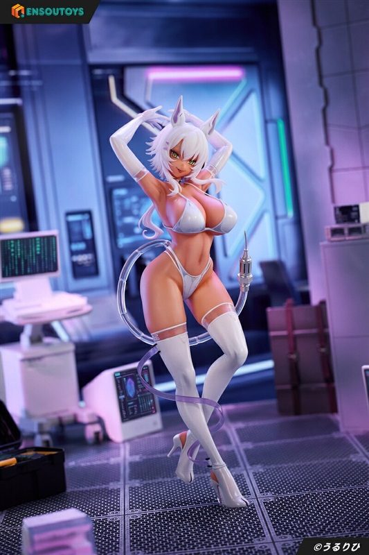 迷人的比基尼身材，展现出棕色迷人身材！ Ururihi原创角色“Cyber​​pet Silky”的轻量版已制成1/6比例手办！乐天图书现已接受预订！