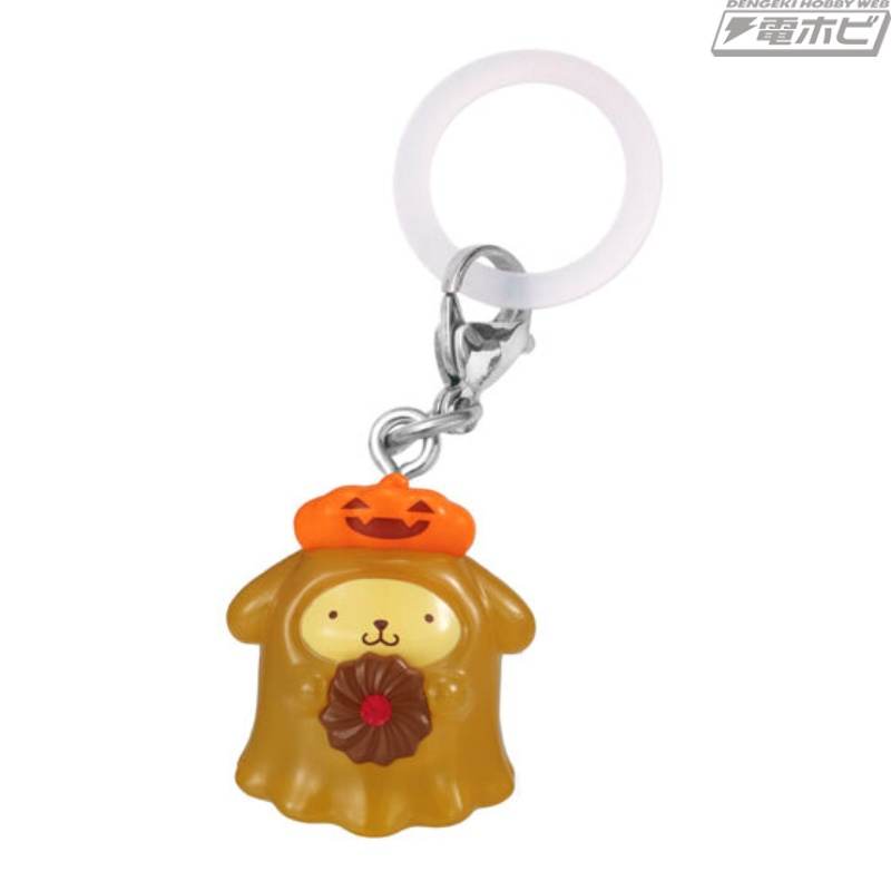 Hello Kitty 和 Pompompurin 变成鬼魂了！万圣节主题的“三丽鸥角色”目印配件现已在扭蛋中登场！