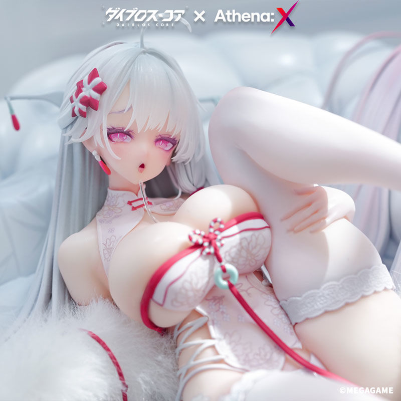 あふれんばかりの豊満バストに釘付け！『ダイブロス・コア』ノクティルーセント 純白の旋律が1/6フィギュアで登場！あみあみで予約受付中