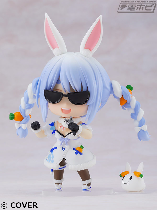 《Hololive》中期待已久的“黏土人 佩科拉·乌萨达”再次发售！除了3种表情部件外，还附有野兔、麦克风、墨镜等！
