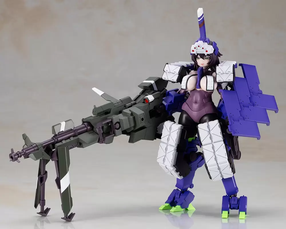紫色炮管是第一次使用吗？ Juya「框架武装少女装甲少女照土/大津狙击标准」业界领先的可动奶嘴设计的超大型狙击枪，25年超大型狙击枪！