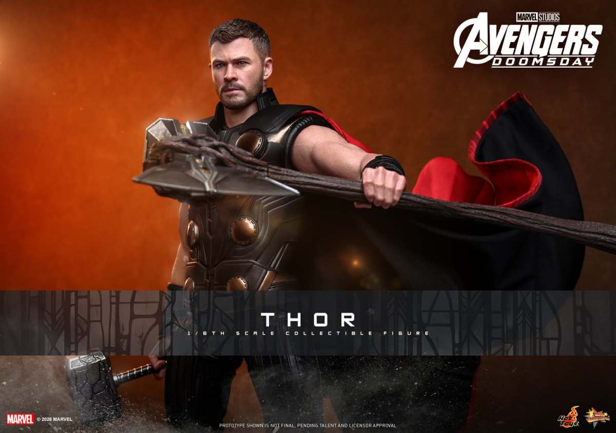 Hot Toys「《復仇者聯盟：末日崛起》雷神索爾」1/6比例收藏級可動人偶 碩果僅存的復仇者三巨頭登場！