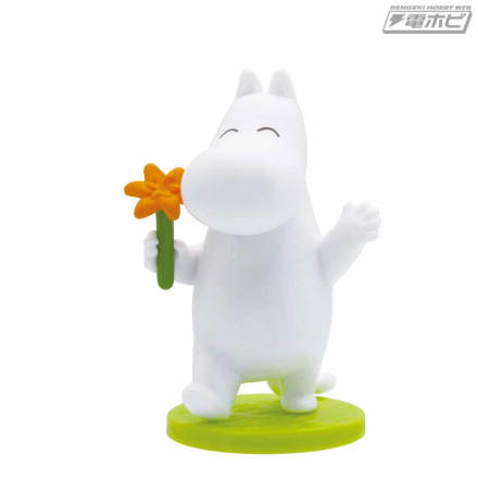 姆明向您献上鲜花♪扭蛋中出现了手持鲜花的吉祥物！每个角色的花部件都可以更换♪