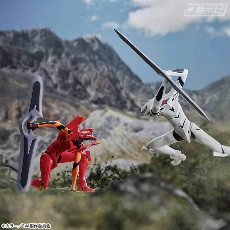 EVA二号机量产机手办对决 @hobby_magazine