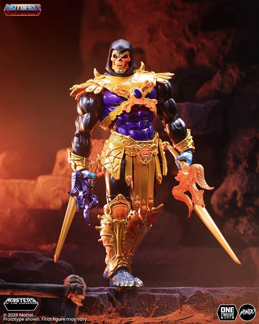 MONDO「《太空超人》MOTU200X 迪斯可骷髏王」限量版 1/12 比例可動人偶,臭名昭彰的色違造型限定登場!