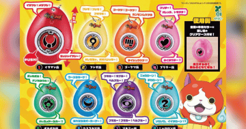 GASHAPON 《妖怪手錶》SOUNDROP 音效水滴吊飾轉蛋 懷舊登場!按下按鈕重溫八大種族經典召喚洗腦歌