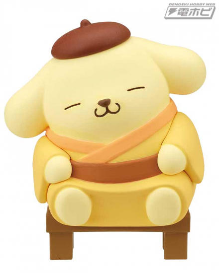 身穿浴衣的三丽鸥角色在阳台上打瞌睡♪充满日本夏日风情的肩部模型现已推出阳台部件！