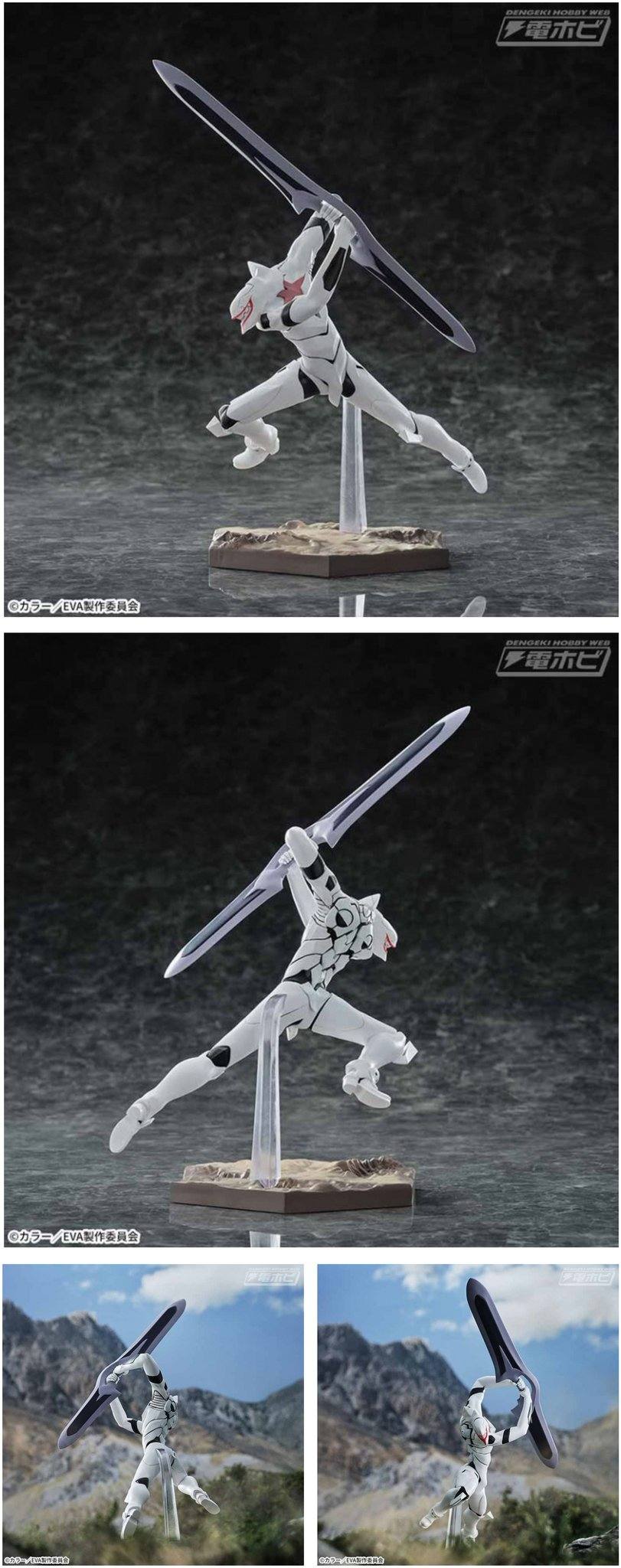 EVA二号机量产机对决手办 @hobby_magazine