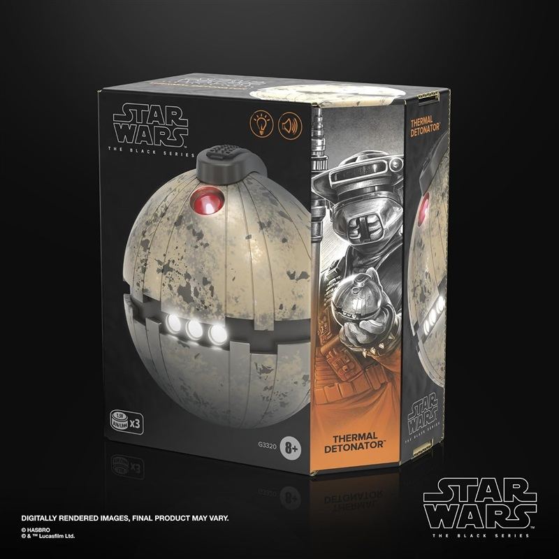 『スター・ウォーズ』旧三部作映画に登場する手榴弾型兵器を忠実に再現！サーマル・デトネーターのなりきりアイテムが「ブラックシリーズ」に登場！Amazonにて予約受付中！